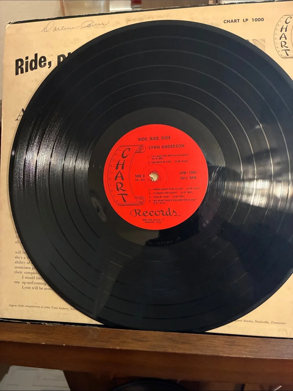 - Ride, Ride, Ride (Black Vinyl Cover) - Picture 3 of 4